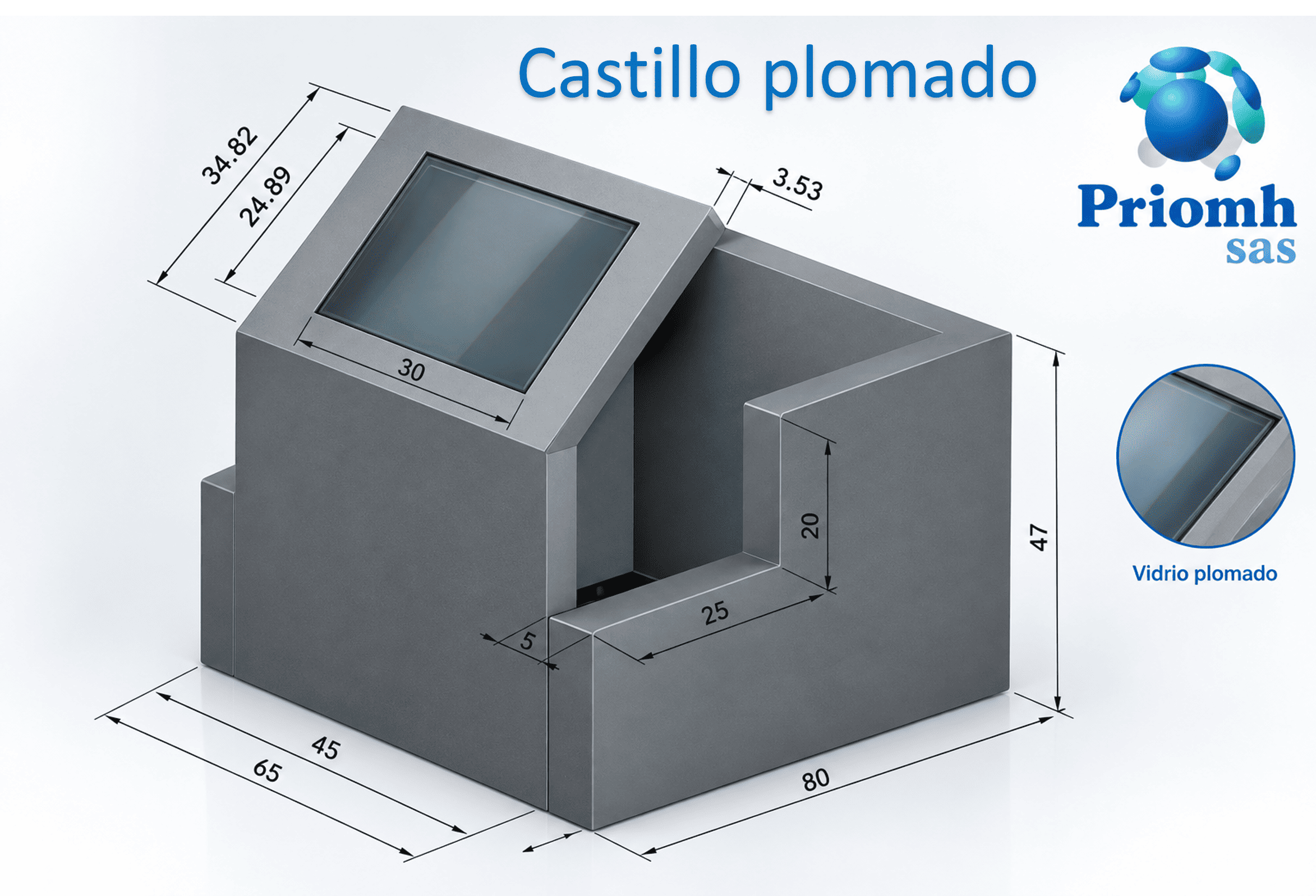 Elementos plomados a su medida