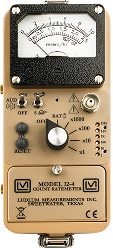 Detector de neutrones neutrones Ludlum Model 12-4-7
