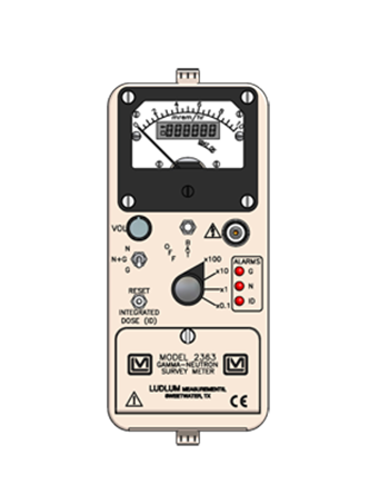 Detector de neutrones Modelo 2363 con Modelo 42-41L